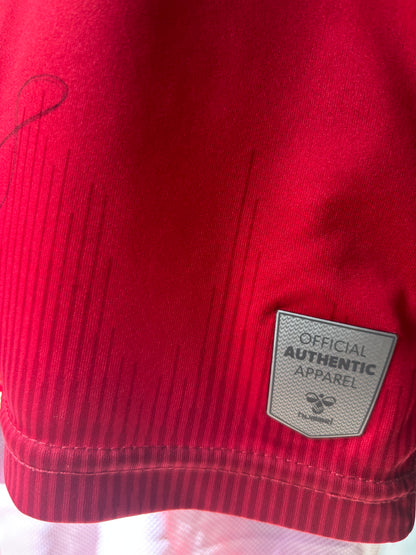 Landsholdstrøje - Danmark 2021/22 - Autografer - Str. Kids S