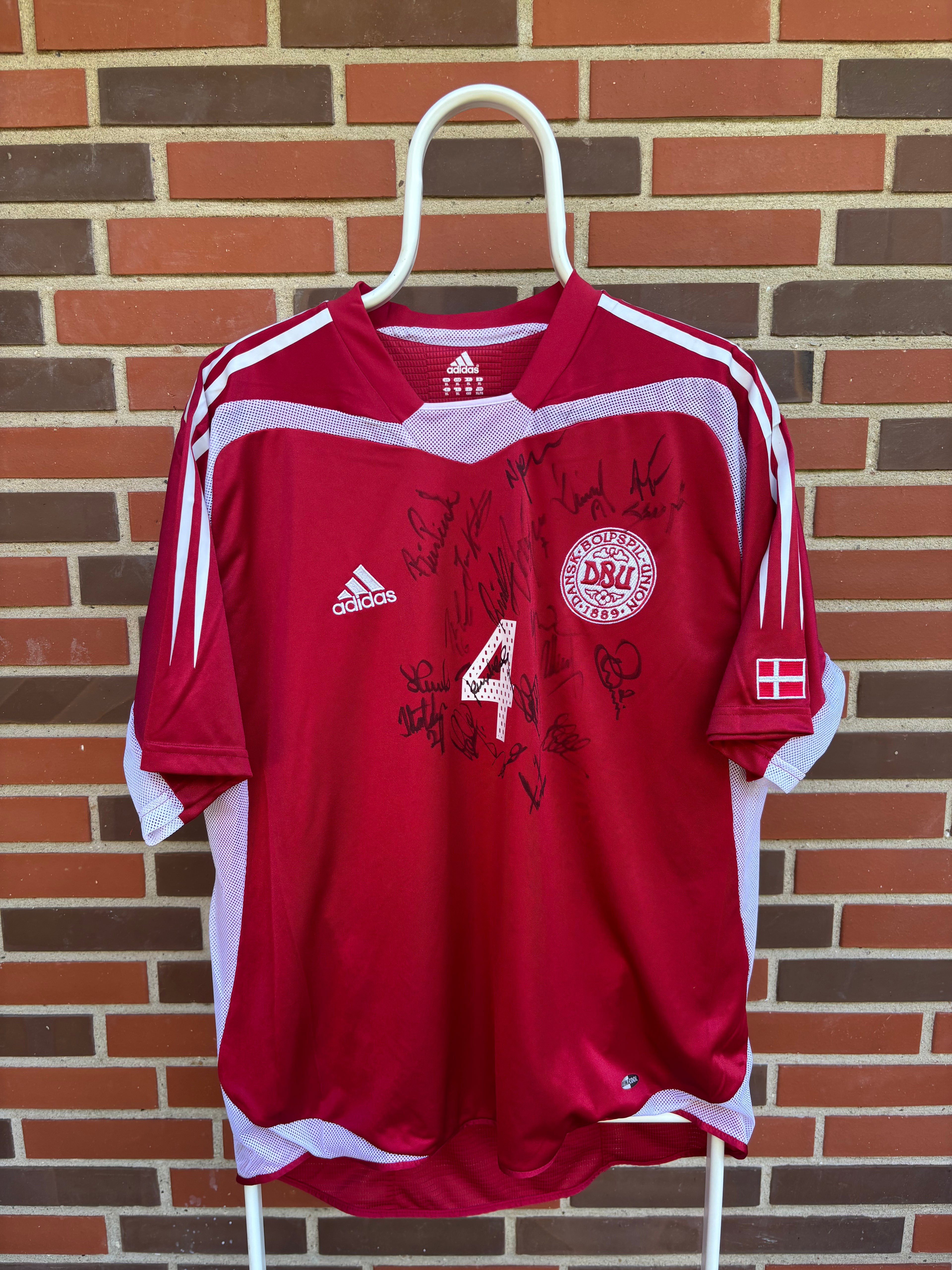 Martin Laursen - Denemarken 2004/05 - Handtekeningen - EK04 - Maat XL