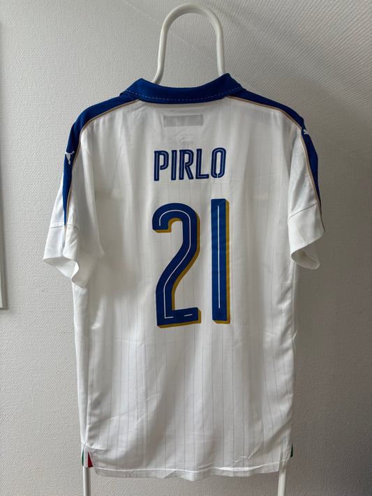 Pirlo Italien 2015 Fodboldtrøje - Original Vintage Str. L