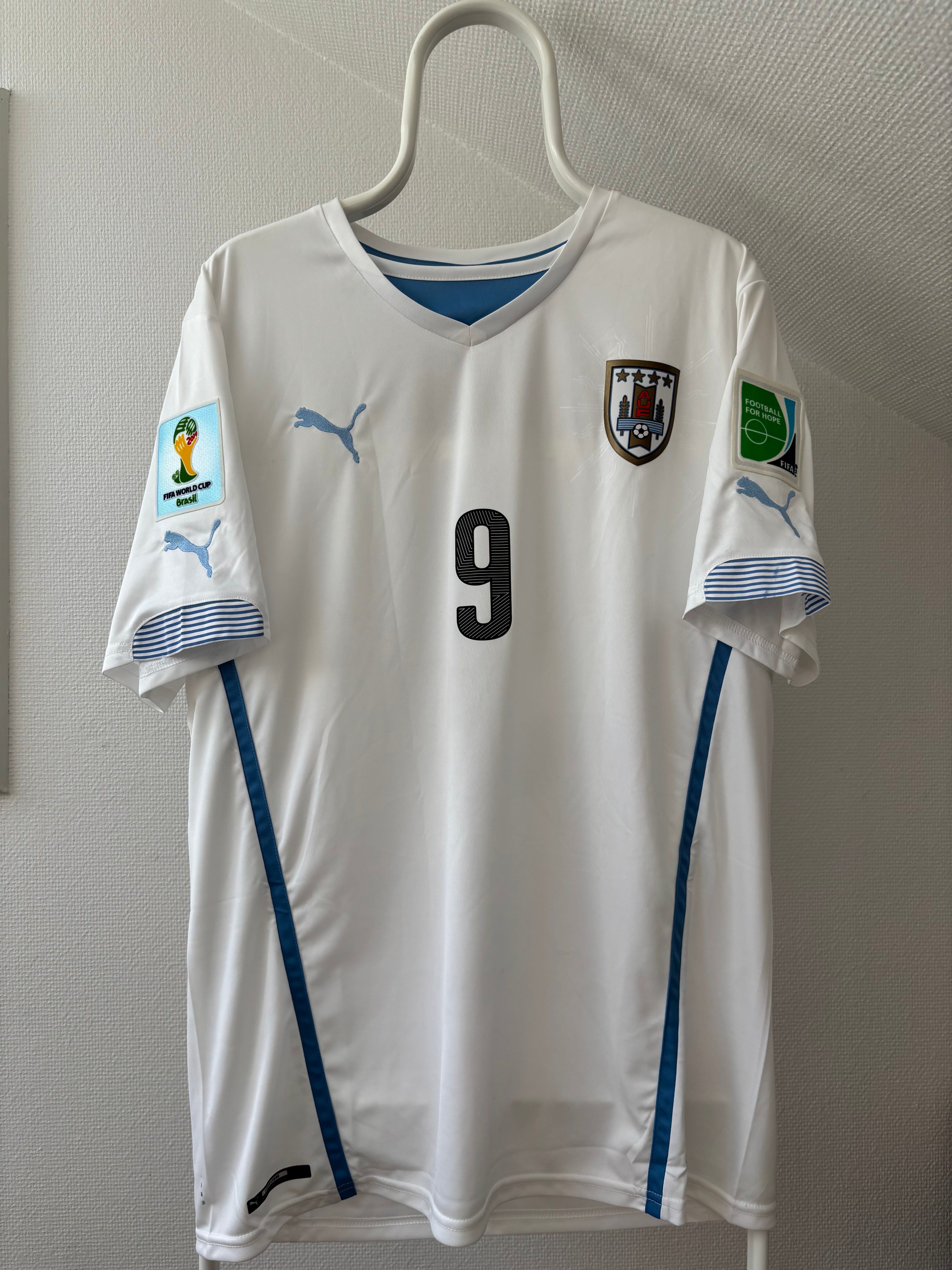 L. Suárez Uruguay 2014 FIFA World Cup – Original Vintage Fanversion - Str. XL