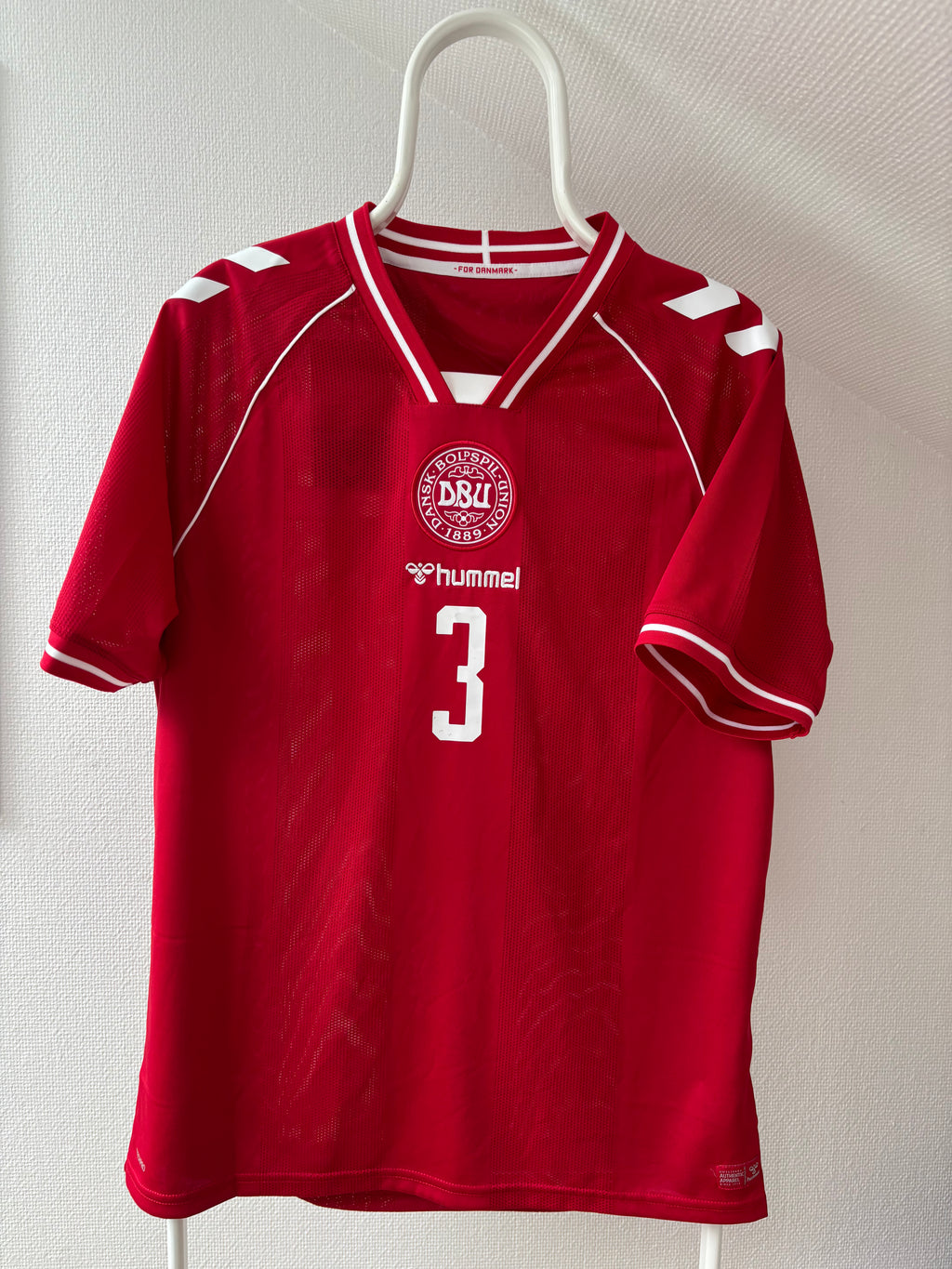 Victor Nelsson Denemarken 2026 Voetbalshirt - Origineel Maat L