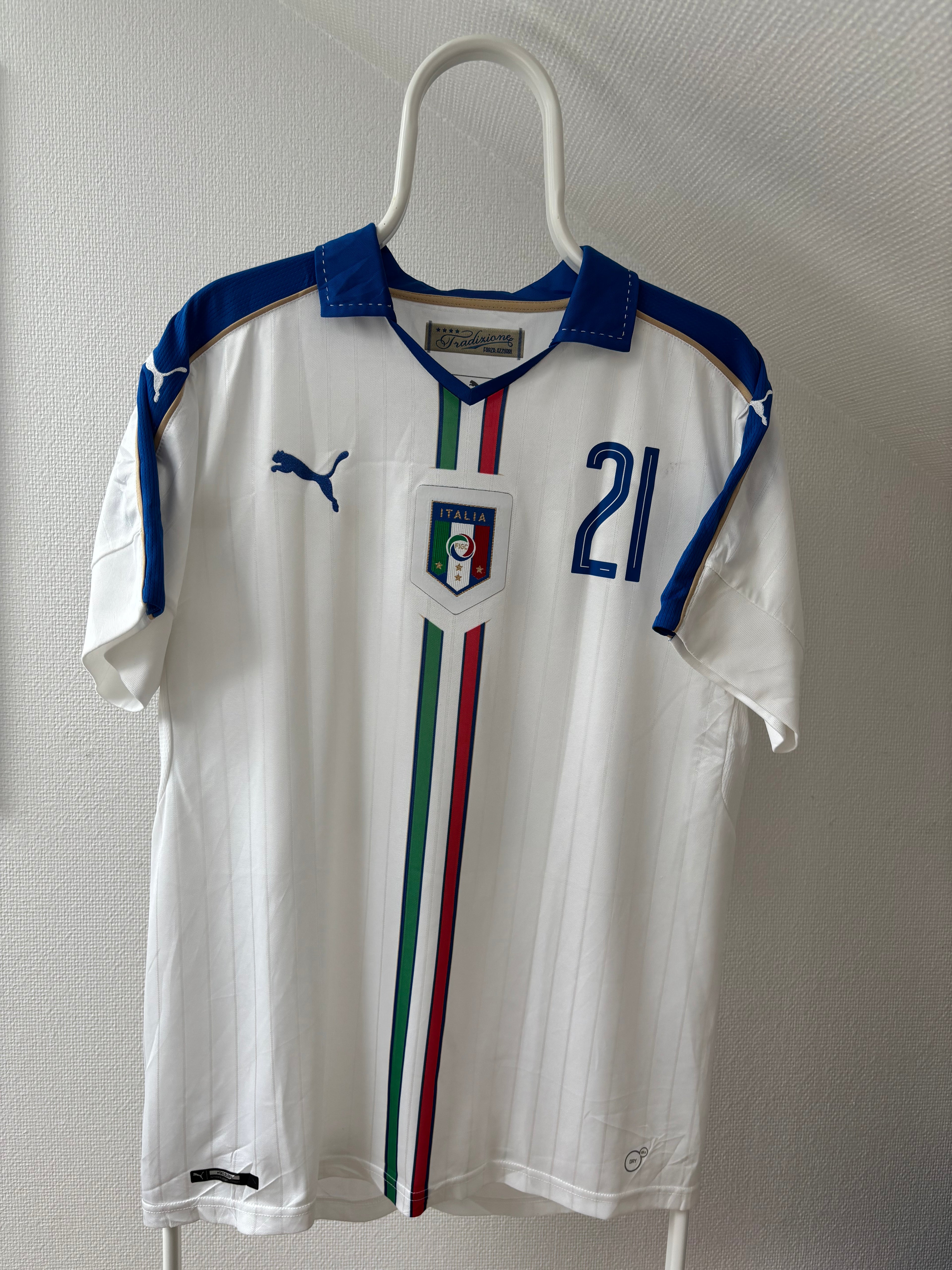 Pirlo Italië 2015 Voetbalshirt - Originele Vintage Maat L