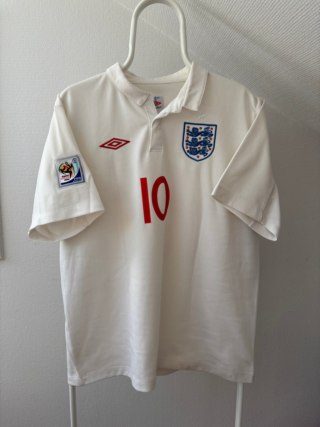 Wayne Rooney England 2010 - World Cup2010 – Original Vintage Fanversion - Str. M