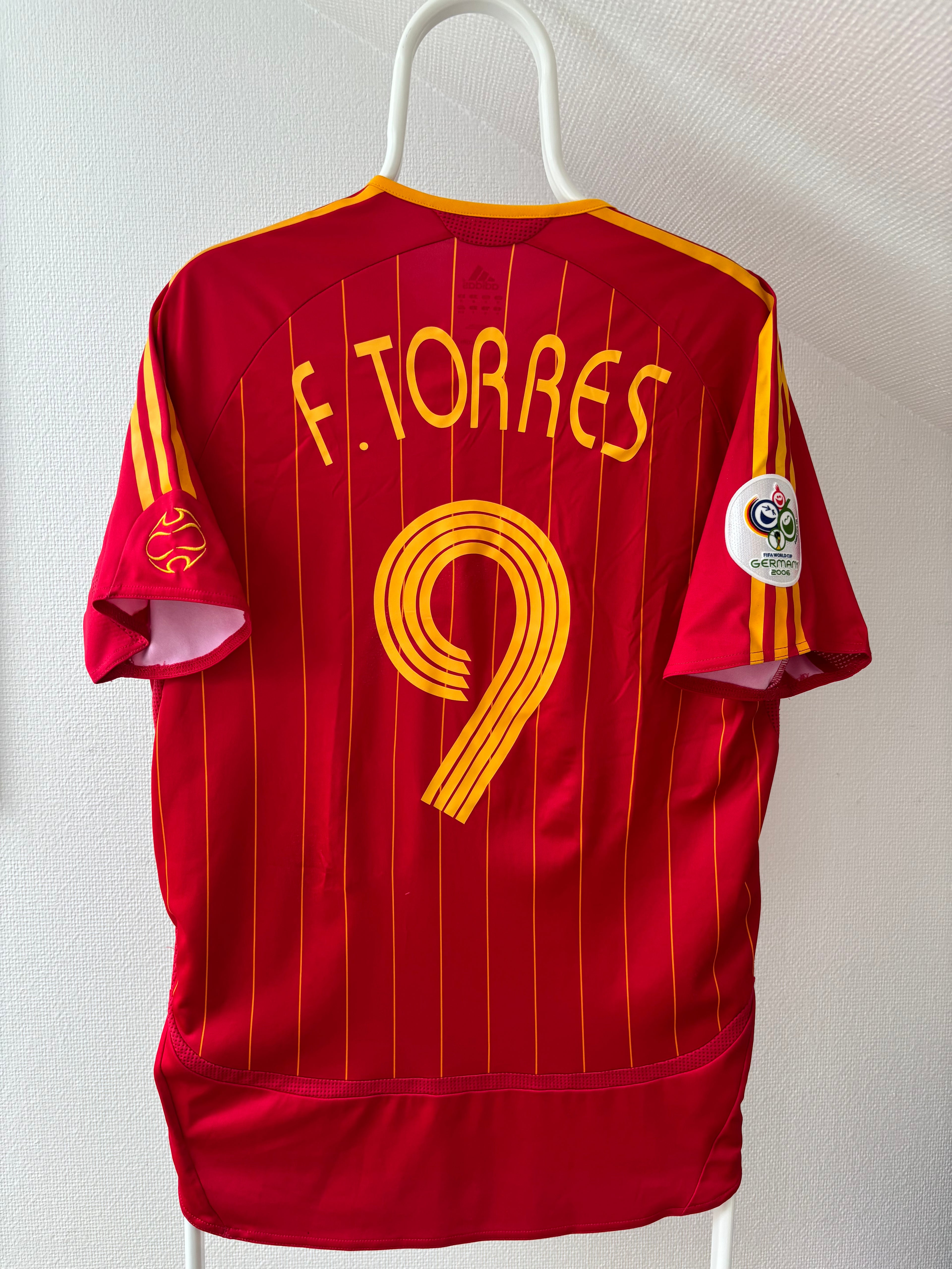 Torres Spanje 2006 Voetbalshirt - Origineel Vintage Spelersversie Maat M