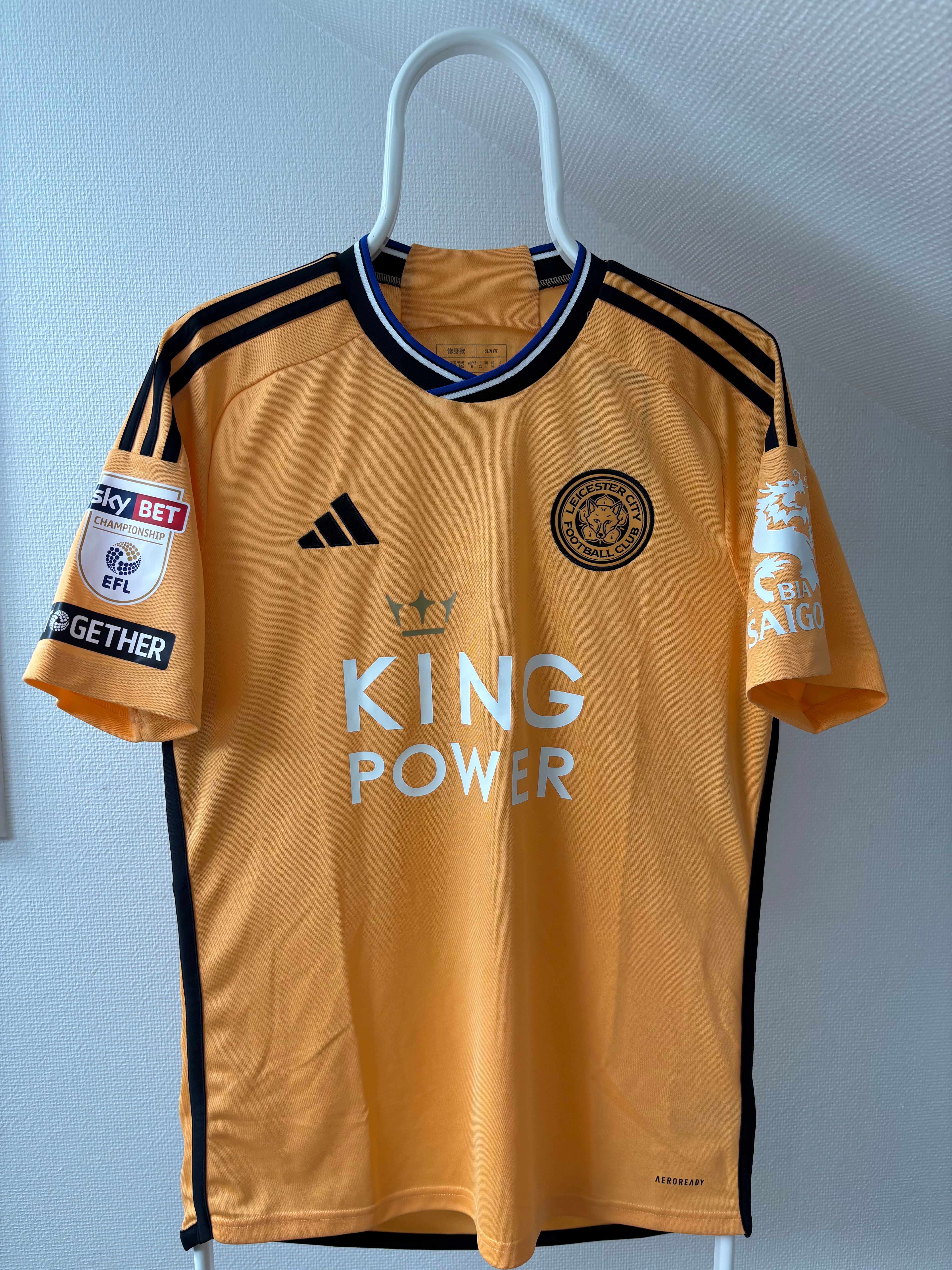 Jamie Vardy - Leicester City 2023/24 - 3.trøje - Str. L